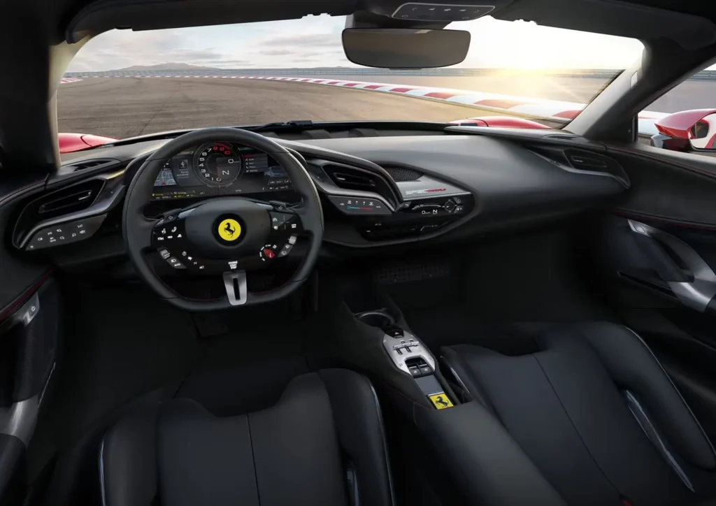 ferrari interior
