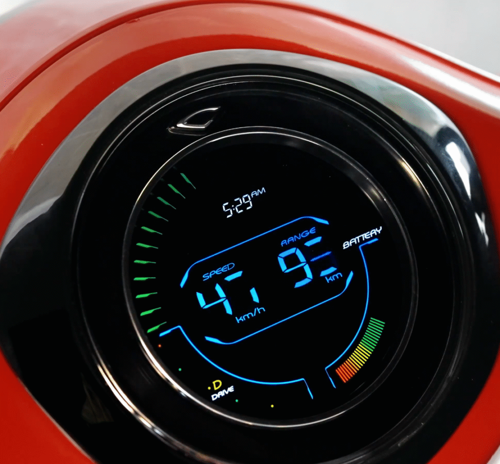 Bajaj chetak display