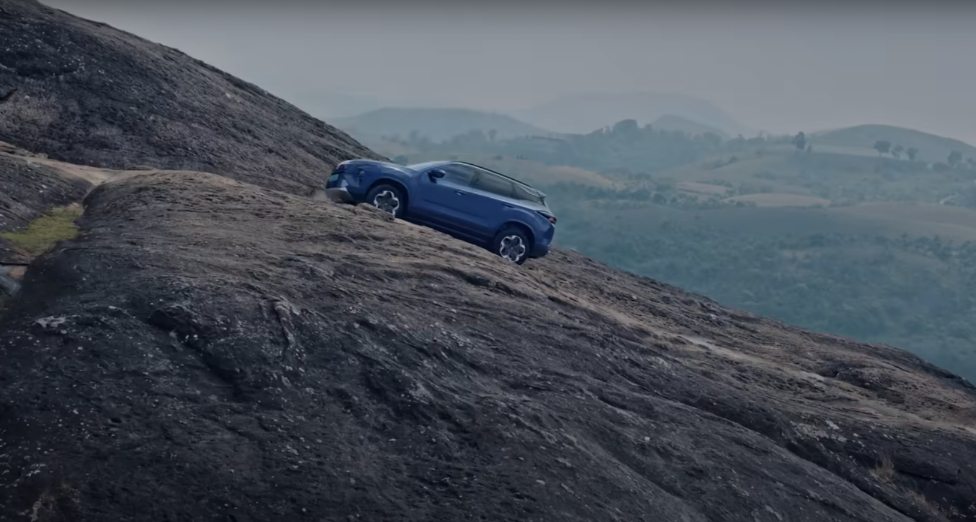 Tata Harrier on Elephant Hills