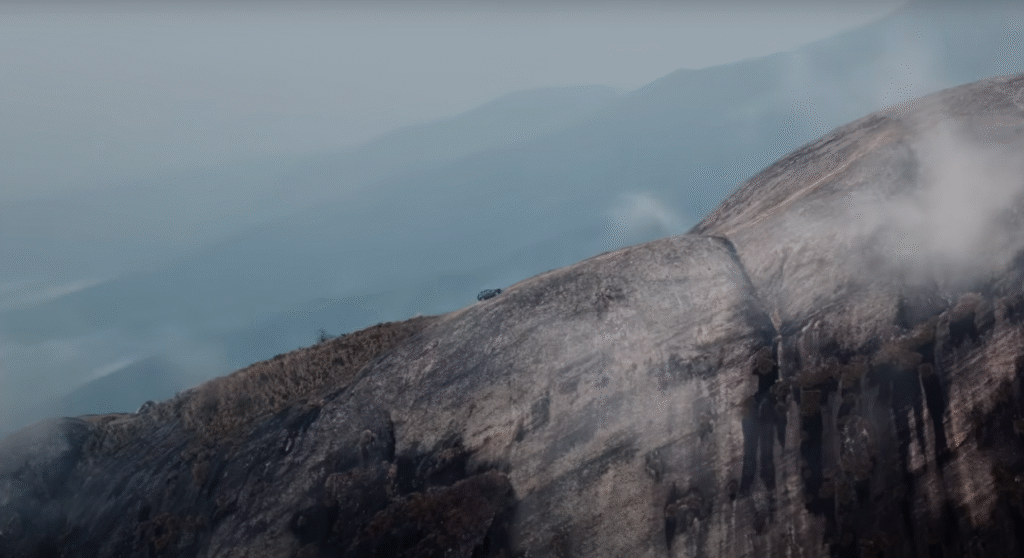 Tata Harrier Climbing Elephant Hills
