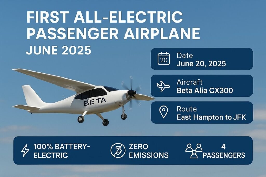 first all electric plane