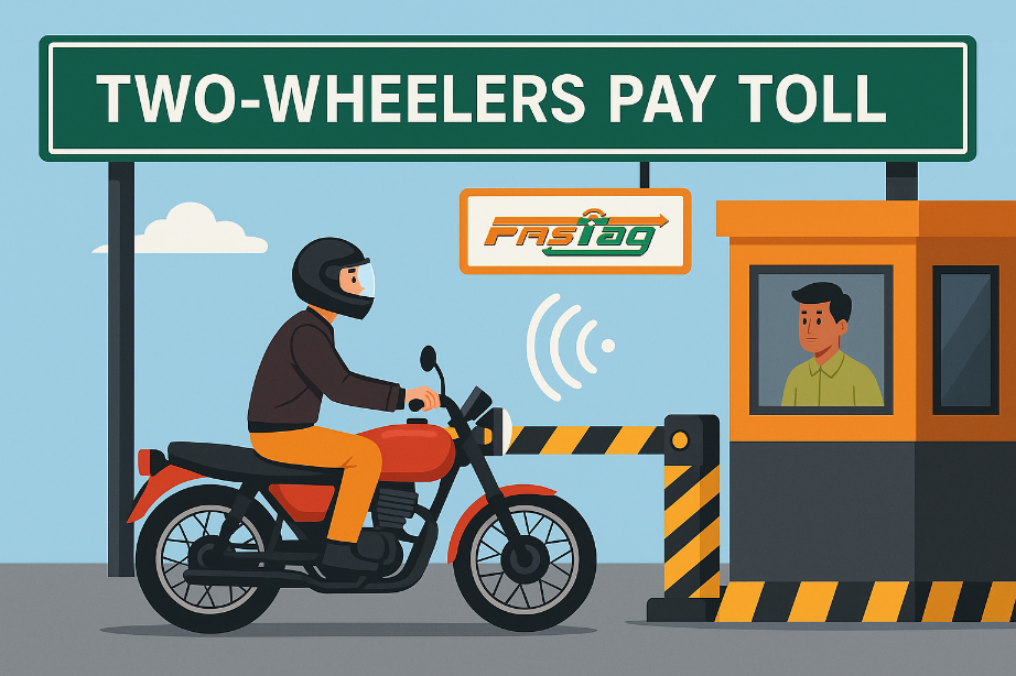 two-wheelers to pay toll?