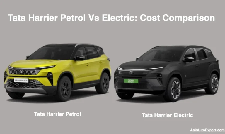 Harrier Petrol vs Electric