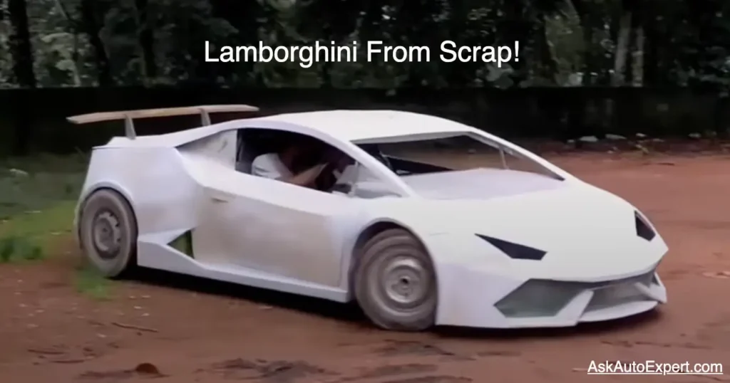 Lamborghini from scrap