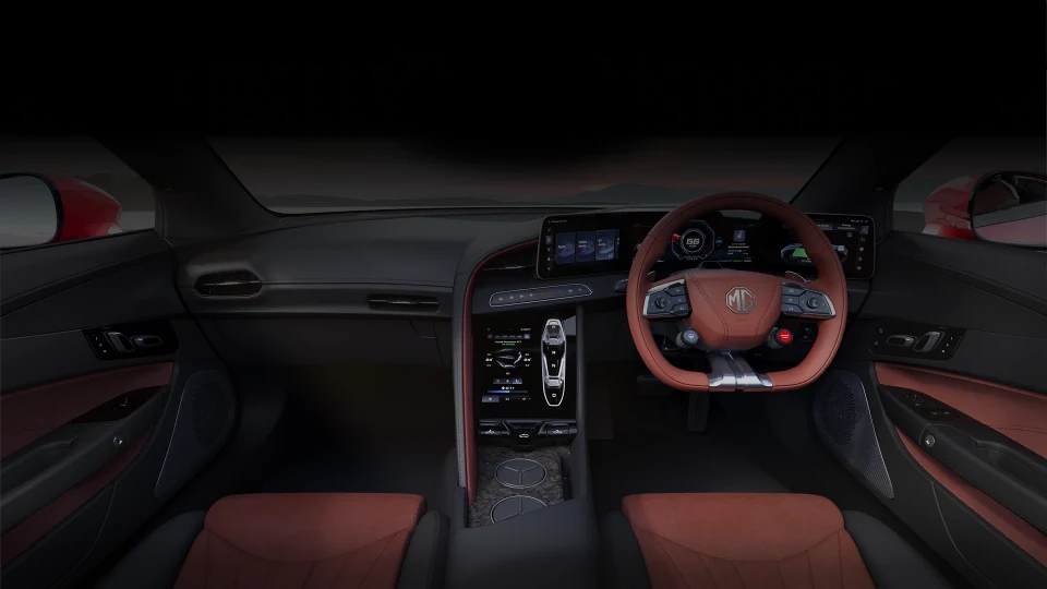MG Cyberster interior