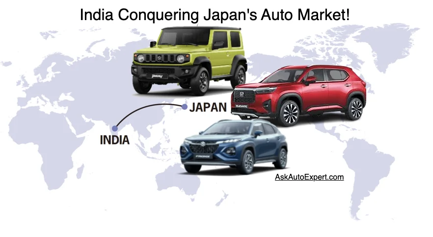 Made in India cars in Japan