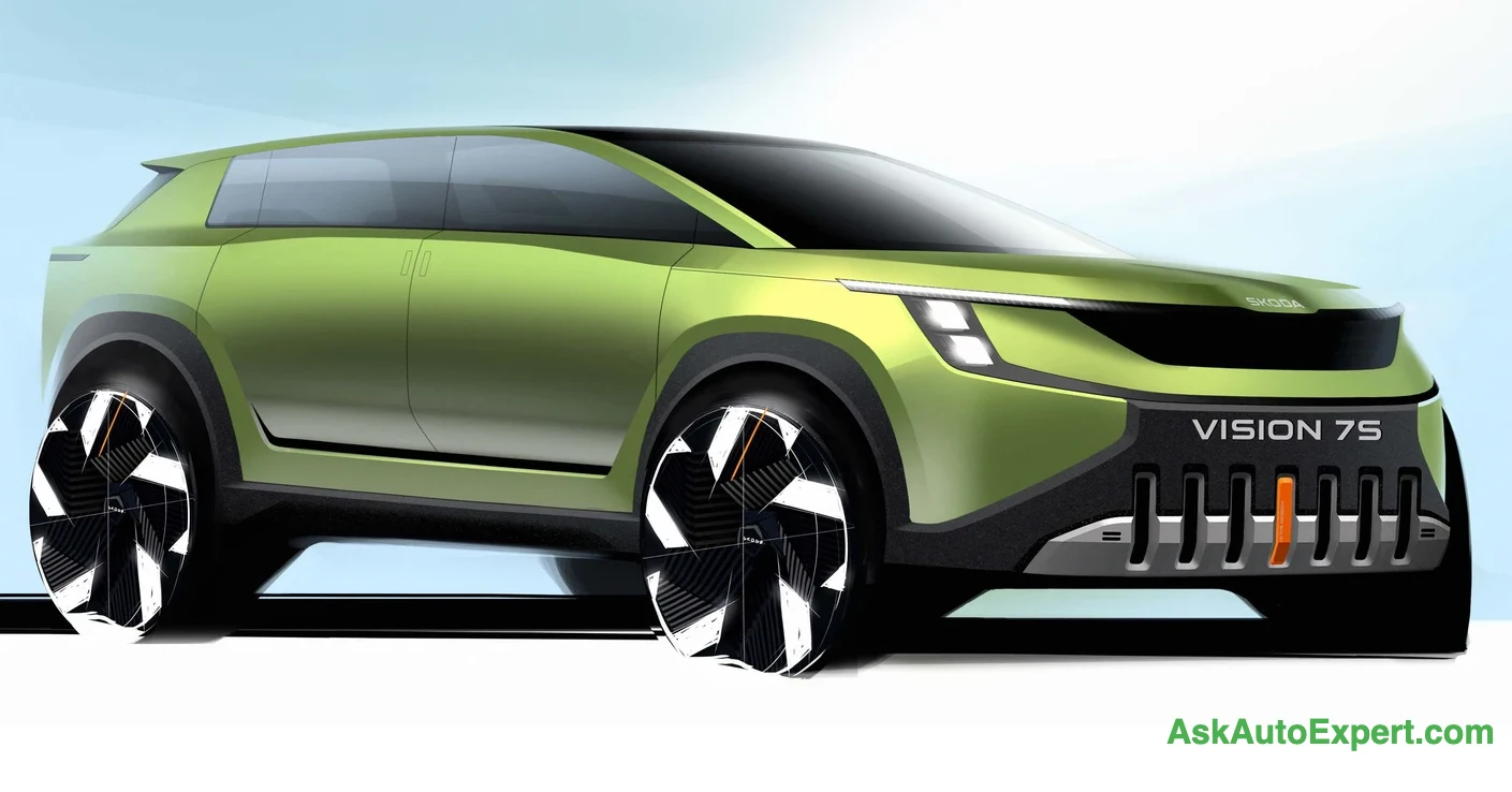 Skoda Vision 7S: Your First Look at the Next-Gen Family EV